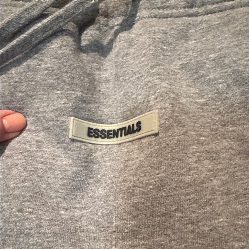 Essentials Heather Gray Joggers - Picture 3 of 6